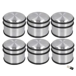 6x-odbojnik-do-drzwi-stoper-odboj-wolnostojacy-ciezki-stalowy-9-cm-szary