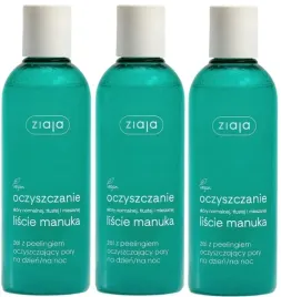 3-sztuki-oczyszczanie-zel-myjacy-z-peelingiem-200ml-ziaja-oczyszcza-pory