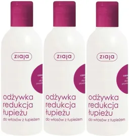 3-x-ziaja-odzywka-redukcja-lupiezu-czarna-rzepa-200ml-bez-splukiwania