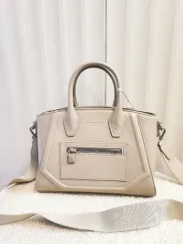 david-jones-torebka-mini-shopper-bezowa-zip