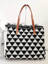 torba-shopper-materialowa-na-ramie-czarna-z-bialym-geometryczna