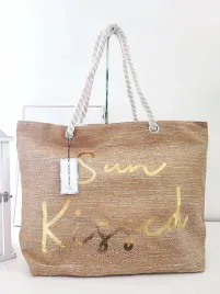 torba-shopper-plazowa-ciemnobezowa-ze-zlotym-napisem