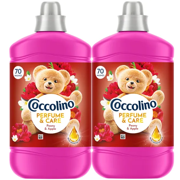Coccolino Perfume & Care Peony & Apple Płyn do płukania tkanin 2x 1,61L