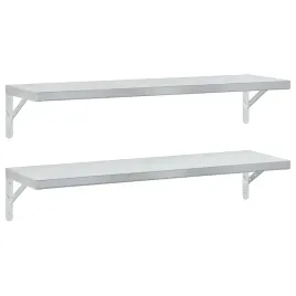 polki-scienne-2-szt-100x30-cm-srebrna-stal