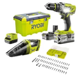 ryobi-wiertarka-wkretarka-18v-4ah-2ah-odkurzacz