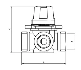 zawor-3-drogowy-trzydrozny-mieszajacy-regulacyjny-1-cal-dn25-kvs-10-m3-h