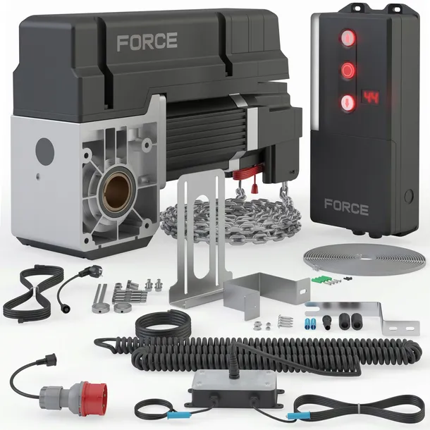 FORCE TORMAX B50 NAPĘD DO BRAMY GARAŻOWEJ PRZEMYSŁOWEJ DO 24m2 ZESTAW