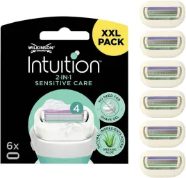 wilkinson-intuition-2w1-sensitive-care-wklady-wymienne-2w1-senitive-6x