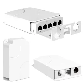 zewnetrzny-repeater-poe-5x-rj45-10-100mbps-ip55-4x15w-vlan-do-kamer-lan