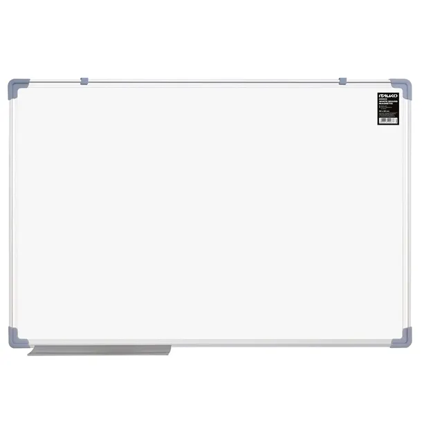 TABLICA SUCHOŚCIERALNA MAGNETYCZNA BIAŁA ALUMINIOWA 90x60 cm + GRATISY