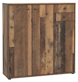 komoda-3-drzwiowa-z-szufladami-old-wood-vintage-109cm