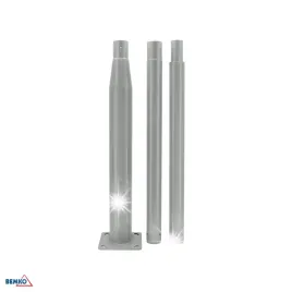 bemko-slup-oswietleniowy-skladany-3m-160x160mm-fi60mm-szary-stal-galwaniz