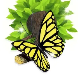 lampka-nocna-led-3dfx-butterfly-yellow-kanlux-1517