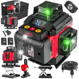 poziomica-laserowa-laser-krzyzowy-zielony-samopoziomujaca-4d-360-baterie