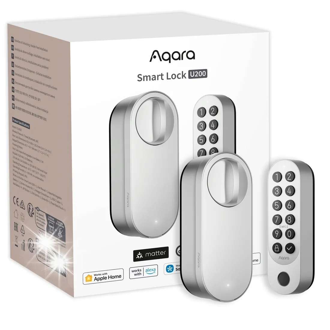aqara-smart-lock-u200-kit-srebrny
