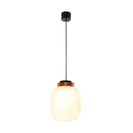lampa-wiszaca-boom-led-bialo-miedziana-25-cm