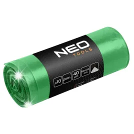 neo-tools-4x-worki-na-odpady-smieci-120l-zielone-mocne-40-mic-segregacja