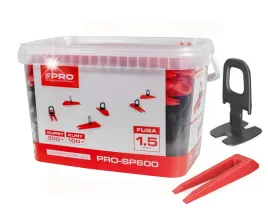 system-poziomujacy-pro-sp600-15-mm-klipsy-kliny-300-100-szt-wiadro-5l-pro