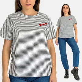 t-shirt-koszulka-bluzka-damska-bawelniana-w-paski-haft-serca-biala-l