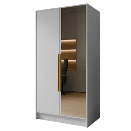 szafa-garderoba-biala-uchylna-dwudrzwiowa-zlote-uchwyty-luso-102x200x51-cm