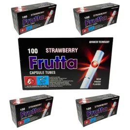 5-x-frutta-100-szt-strawberry-owocowe-gilzy-papierosowe-klik-truskawka-8mm
