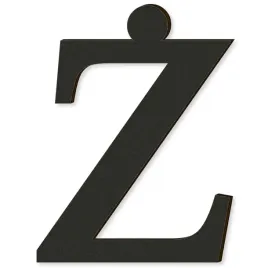 litera-laminowana-times-z-czarny-88x116-mm