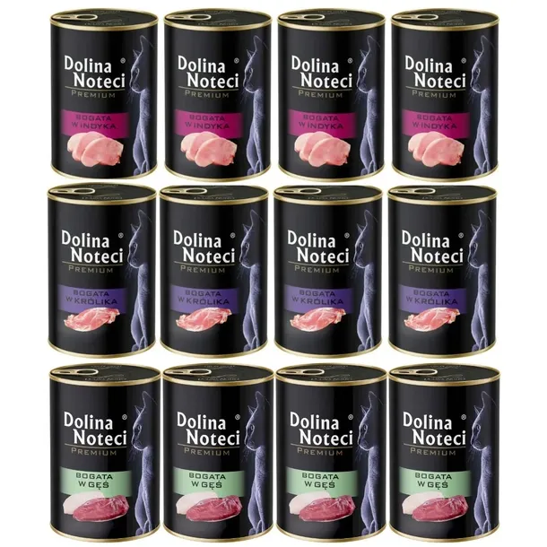 Dolina Noteci Bogata w Królika Mokra Karma Dla Kota Królik 400g
