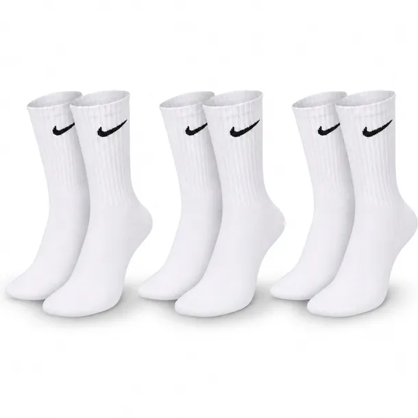 SKARPETY NIKE UNI 36-40 SPORTOWE BAWEŁNIANE WYGODNE ORYGINALNE 3SZT