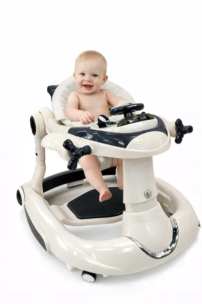 CHODZIK 3W1 DLA DZIECI SAMOLOCIK BDMU KIDS JEŹDZIK PCHACZ MOBILNY SOLIDNY