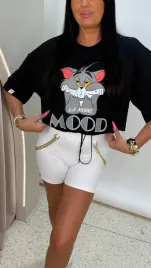 t-shirt-lamonne-cartoon-czarny