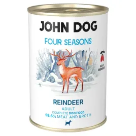 john-dog-adult-four-seasons-400g-monobialkowa-mokra-karma-z-reniferem-dla-p