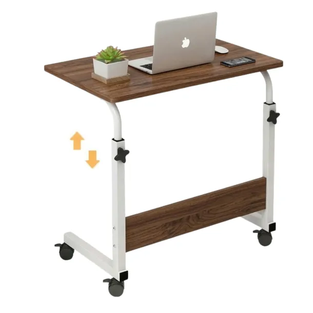 Eleganckie MOBILNE BIURKO REGULOWANE stolik na kółkach stolik POD LAPTOP