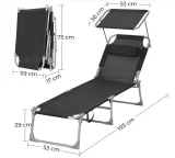 lezak-aluminium-szary-tectake-material-stelaza-aluminium