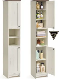 waska-szafka-lazienkowa-30-x-30-x-170-cm-rustykalna-biel