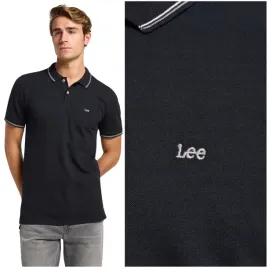 lee-pique-polo-black-regular-klasyczna-czarna-bawelniana-polowka-xxl