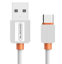 somostel-sms-bp03-kabel-usb-1-m-usb-a-usb-c-bialy