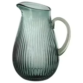 wazon-24-cm-szklany-grube-szklo-szarozielony-2l-ikea-vardagen
