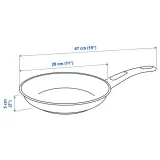 patelnia-ikea-hemlagad-28-cm-stan-nowy