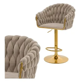 hoker-regulowany-obrotowy-bezowy-szenilowy-rosa-gold-glamour-do-salonu