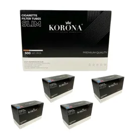 5-x-gilzy-korona-slim-500-szt-2500-gilz-gilzy-papierosowe-tutki-slim-67-mm
