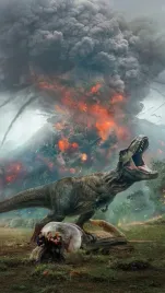 plakat-jurassic-park-jurassic-world-dinozaury90x60