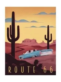 plakat-u-s-route-66-vintage-retro-art-90x60-5