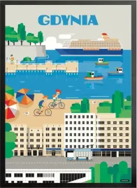 plakat-podrozniczy-gdynia-vintage-retro-art-90x60