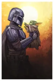plakat-star-wars-baby-yoda-retro-vintage-90x60-7