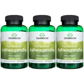 swanson-ashwagandha-aszwaganda-zen-szen-indyjski-withania-3x100-kapsulek