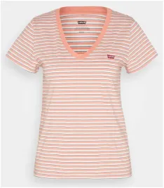 t-shirt-damski-levis-pomaranczowa-w-paski-xs