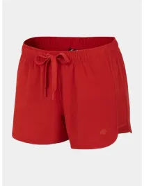4f-damskie-shorty-plazowe-spodenki-sportowe-czerwone-rozmiar-xl
