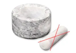 mozdzierz-kesper-bialy-polerowany-o13-cm-wys-8-cm-marmur
