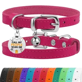bronzedog-skorzana-obroza-dla-kota-z-dzwonkiem-18-cm-23-cm