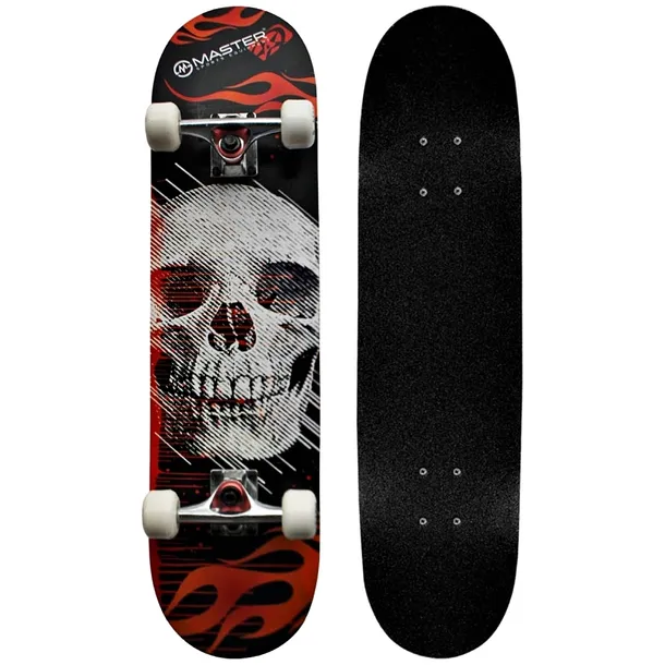 Deskorolka Deska dla Dzieci Dziecięca Klasyczna MASTER Extreme Board Skull